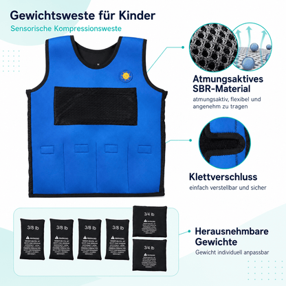 Gewichtsweste für Kinder – Sensorische Kompressionsweste - ADHS Store