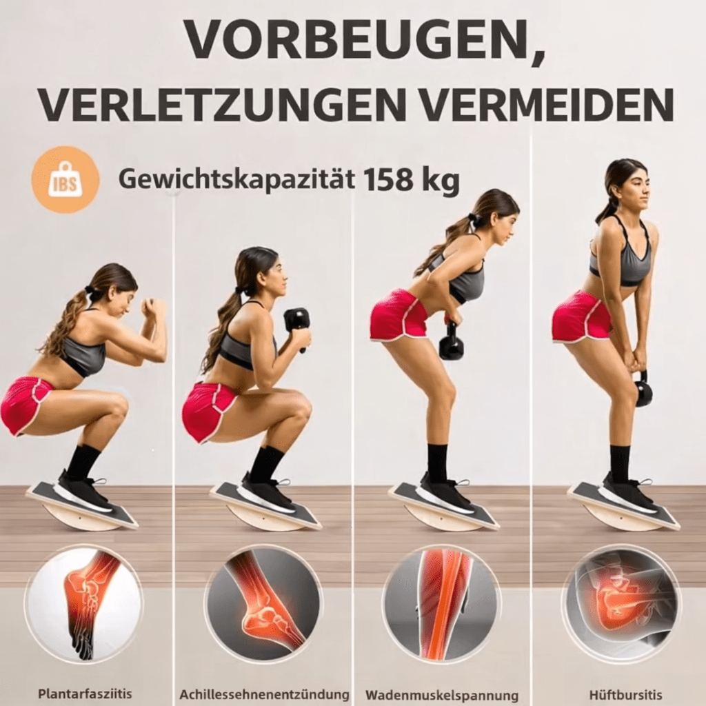 Holz Balance Board für Gleichgewicht und Training - ADHS Store