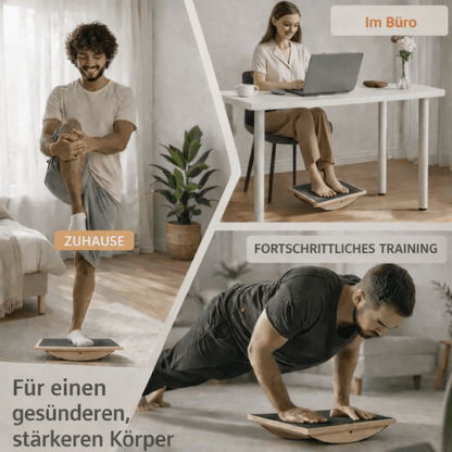 Holz Balance Board für Gleichgewicht und Training - ADHS Store