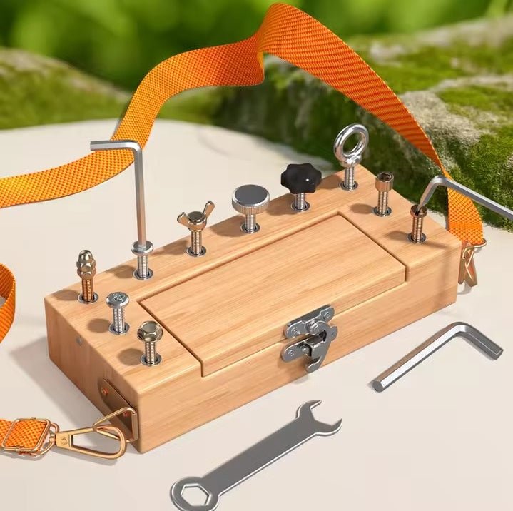 Holz Werkbank mit Werkzeugen für Handwerk & Geschick - ADHS Store