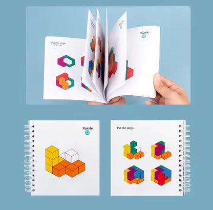 Hölzernes 3D Puzzle fürs Training des räumlichen Denkens - ADHS Store