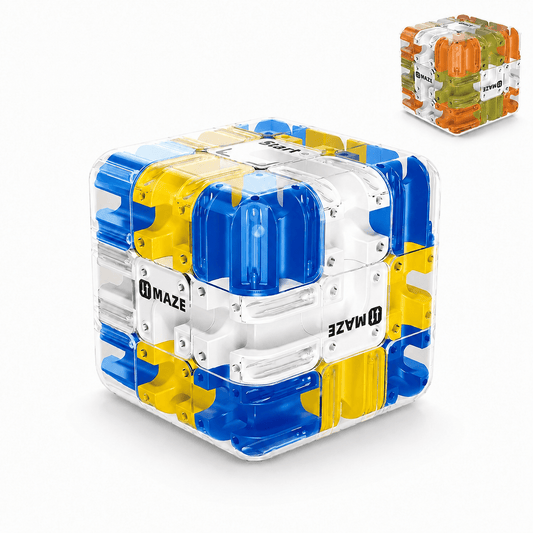 Labyrinthwürfel – 3D Denk- & Geschicklichkeitsspiel für Fokus & Konzentration - ADHS Store