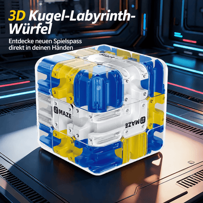 Labyrinthwürfel – 3D Denk- & Geschicklichkeitsspiel für Fokus & Konzentration - ADHS Store
