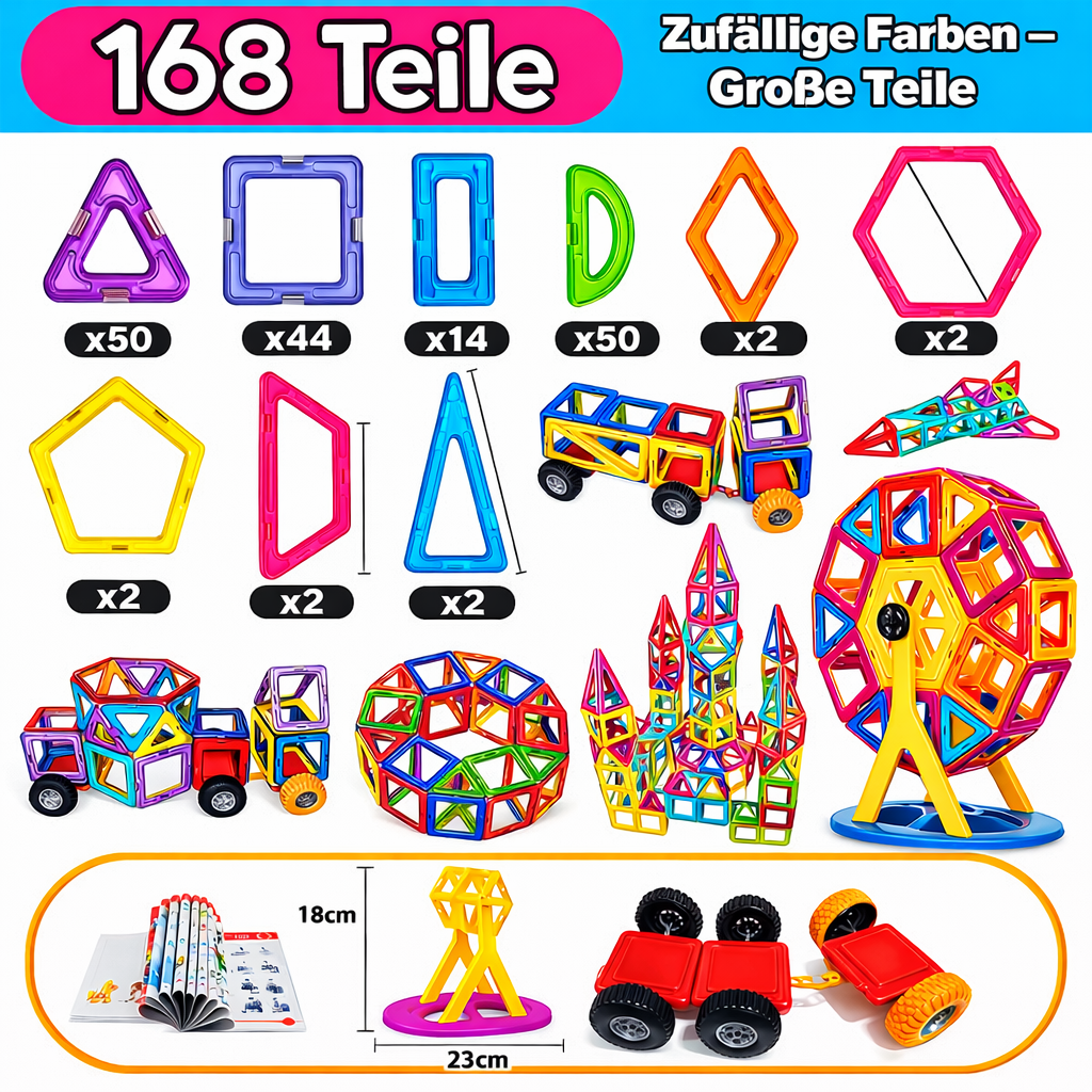 MAGNETOPIA: Bauen & Erschaffen mit Magnet - Bausteinen - ADHS Store