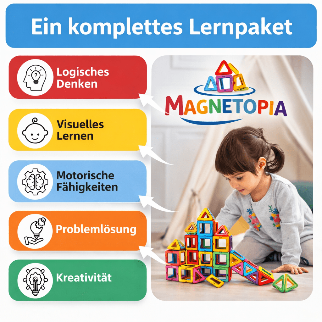 MAGNETOPIA: Bauen & Erschaffen mit Magnet - Bausteinen - ADHS Store