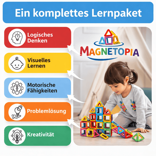 MAGNETOPIA: Bauen & Erschaffen mit Magnet - Bausteinen - ADHS Store
