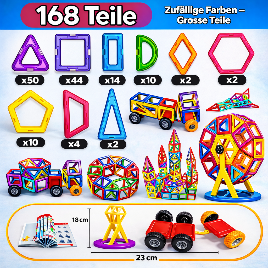 MAGNETOPIA: Bauen & Erschaffen mit Magnet - Bausteinen - ADHS Store