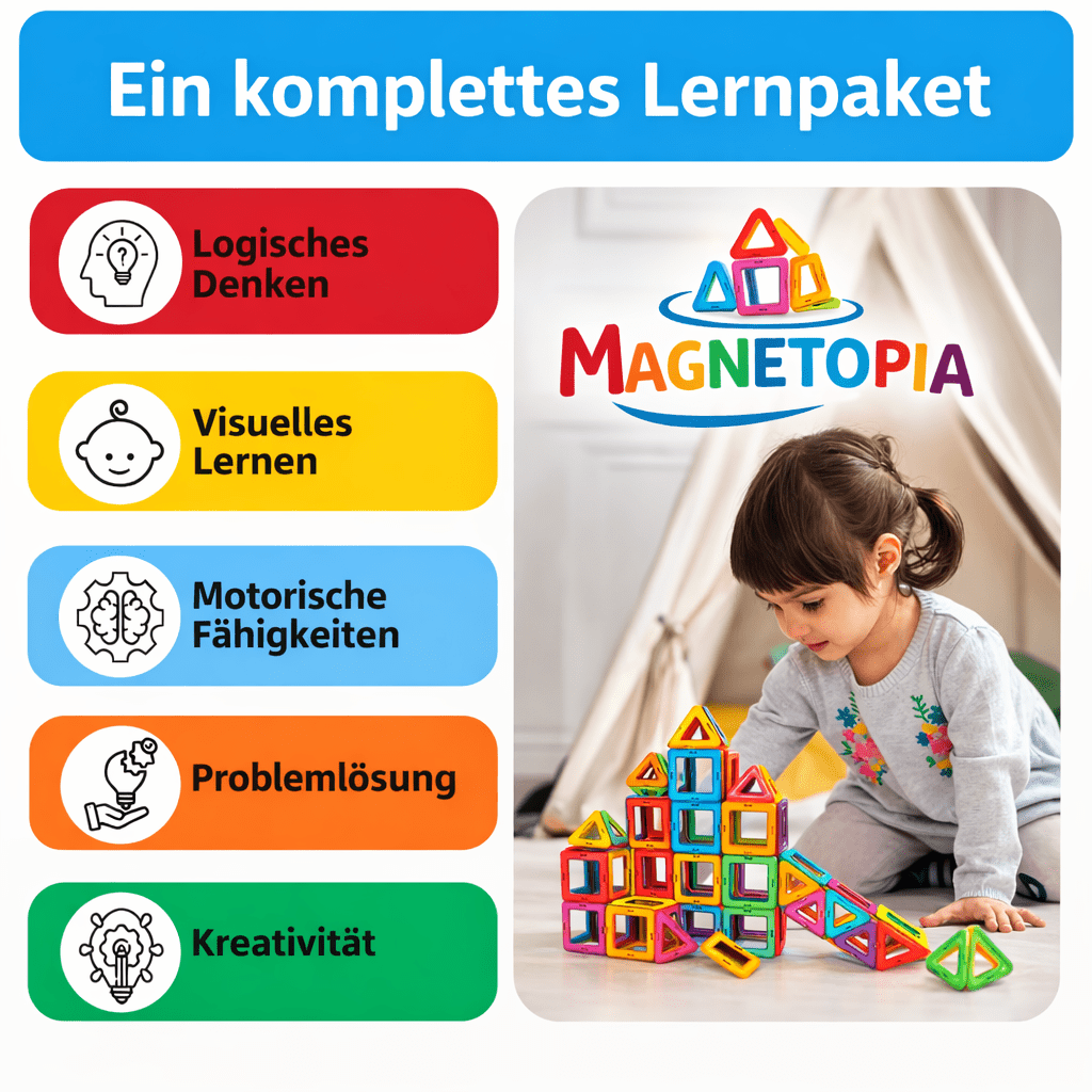 MAGNETOPIA: Bauen & Erschaffen mit Magnet - Bausteinen - ADHS Store
