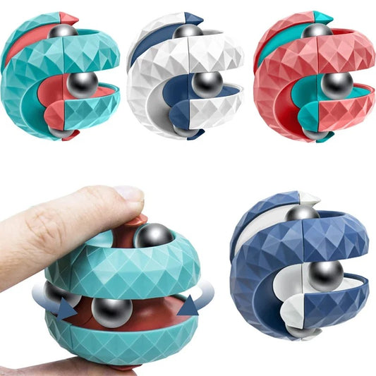 Orbit Ball Fidget – Rotierendes Kugelspiel für Fokus & Beschäftigung