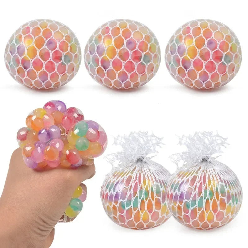 Regenbogen Quetschball – Sensorischer Anti-Stress-Ball