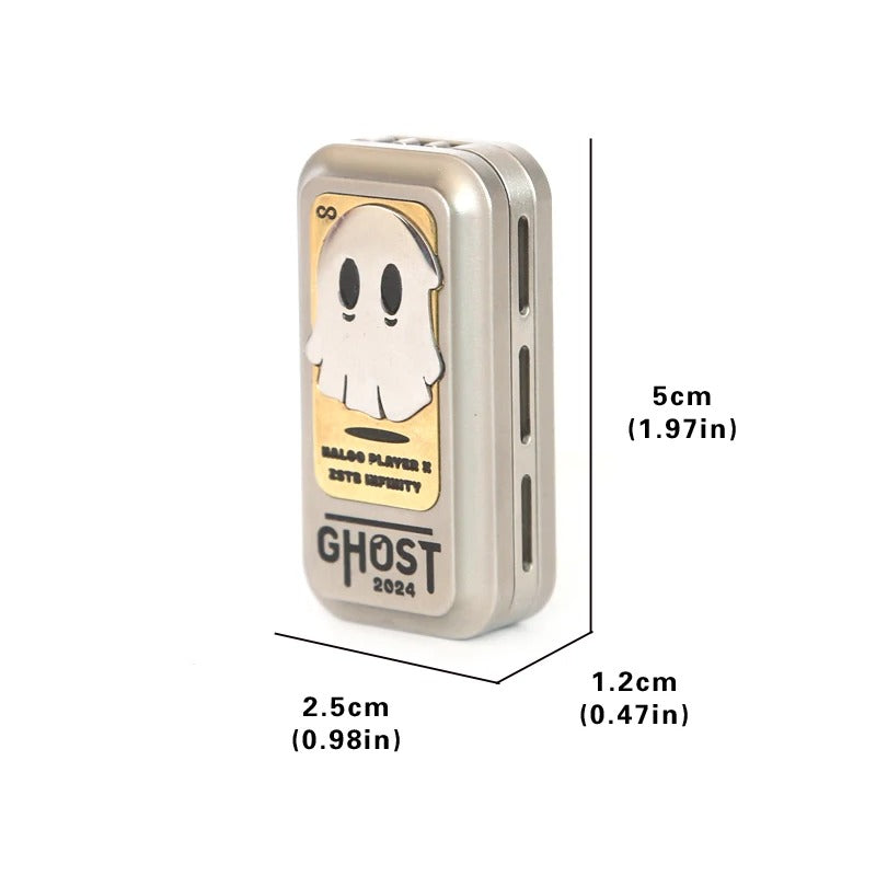 Ghost Fidget Slider – Mechanisches Edelstahl-Fidget