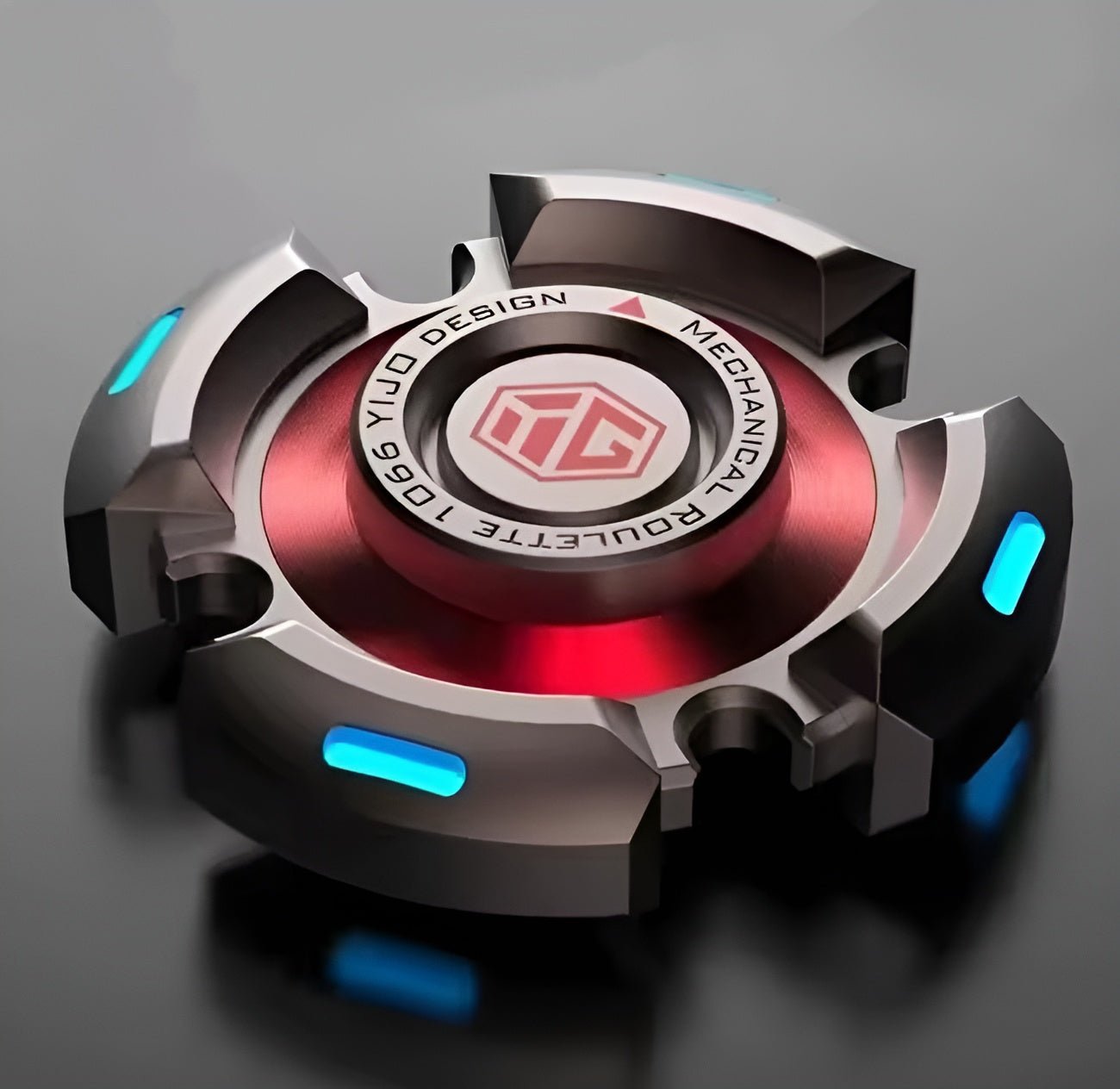 Metall - Fidget - Spinner aus 62 Präzisionsteilen (CNC - Fräsung) - ADHS Store