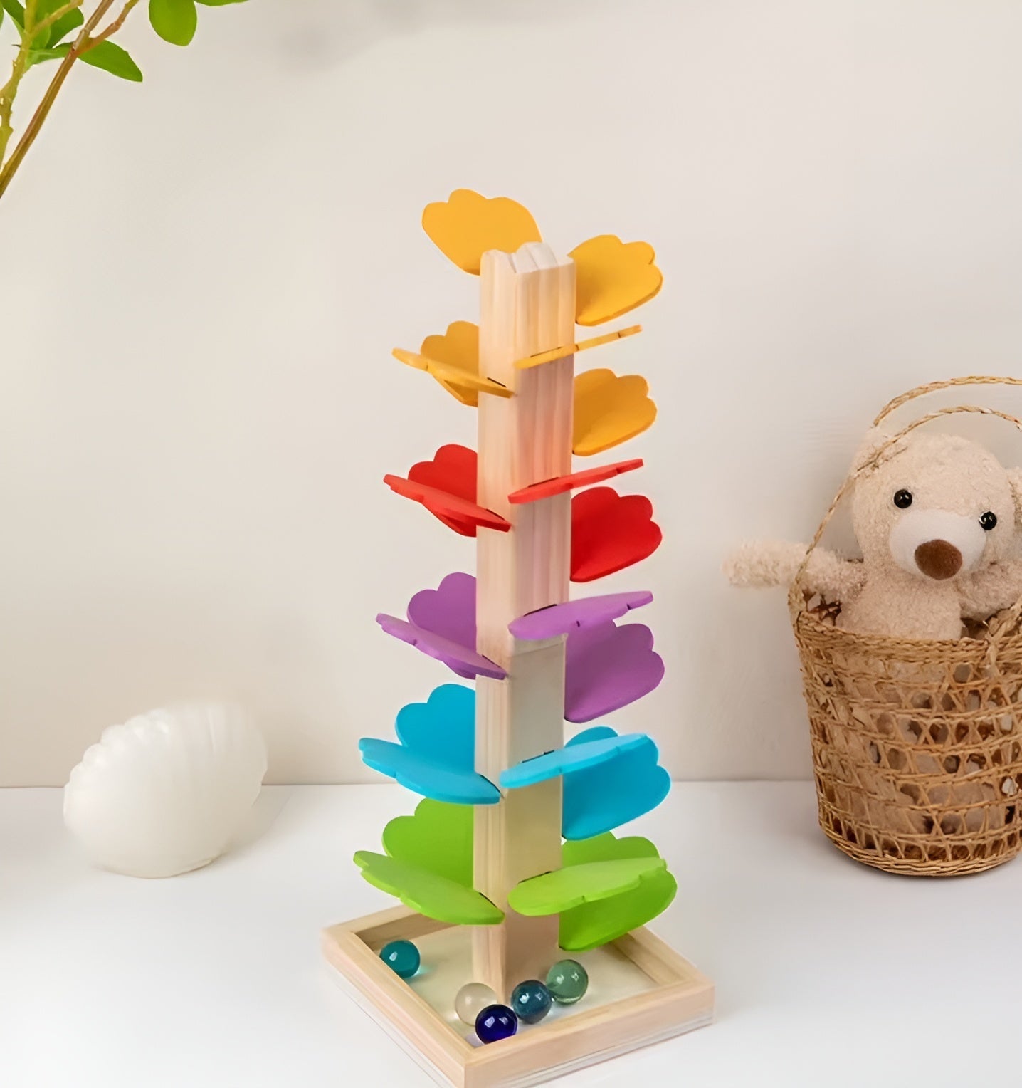 Montessori Klangbaum mit Farbstufen - Blättern - ADHS Store