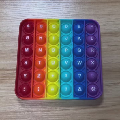 ABC & Zahlen Pop Fidget – Lernspiel für Buchstaben, Zahlen & Feinmotorik