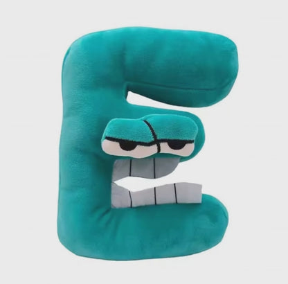 Ganzes ABC als Plüschset, Bausteineset, Figurenset