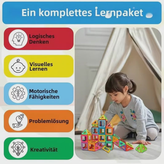 MAGNETOPIA: Bauen & Erschaffen mit Magnet-Bausteinen