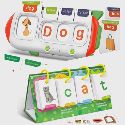 Englisch-Lernspielzeug mit Lernwörtern