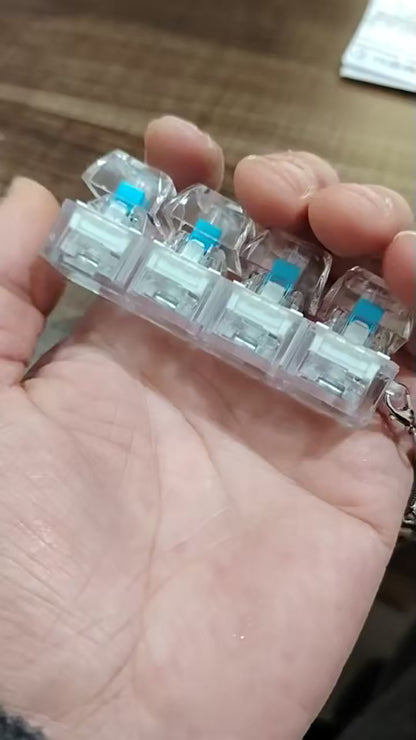 LED Keyboard Fidget 2er-Set – Klick-Tasten mit Licht für Hände & Fokus