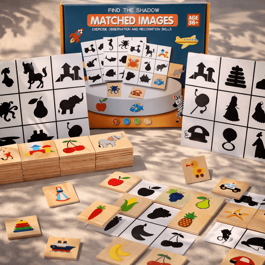 Schattenmemory für das Lernen von Formen, Farben und Wörtern - ADHS Store