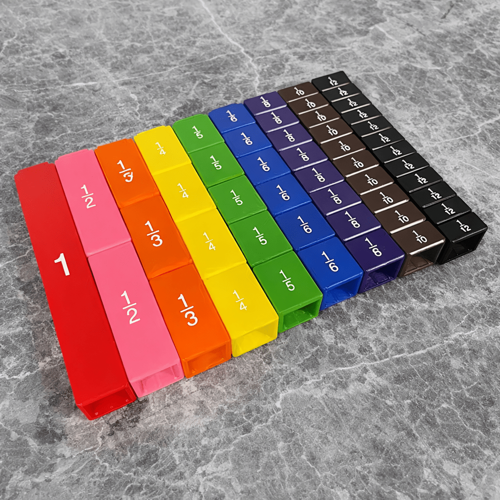 Steckbares Bruchrechnen - Lernset mit 51 Teilen - ADHS Store