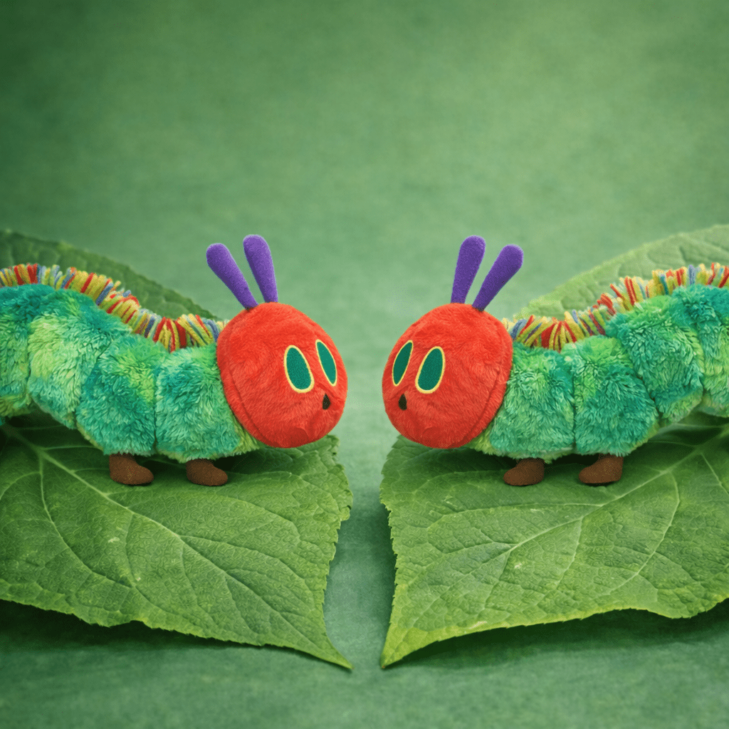 Stofftier Immerhungrige Raupe (und Menüplan) - ADHS Store