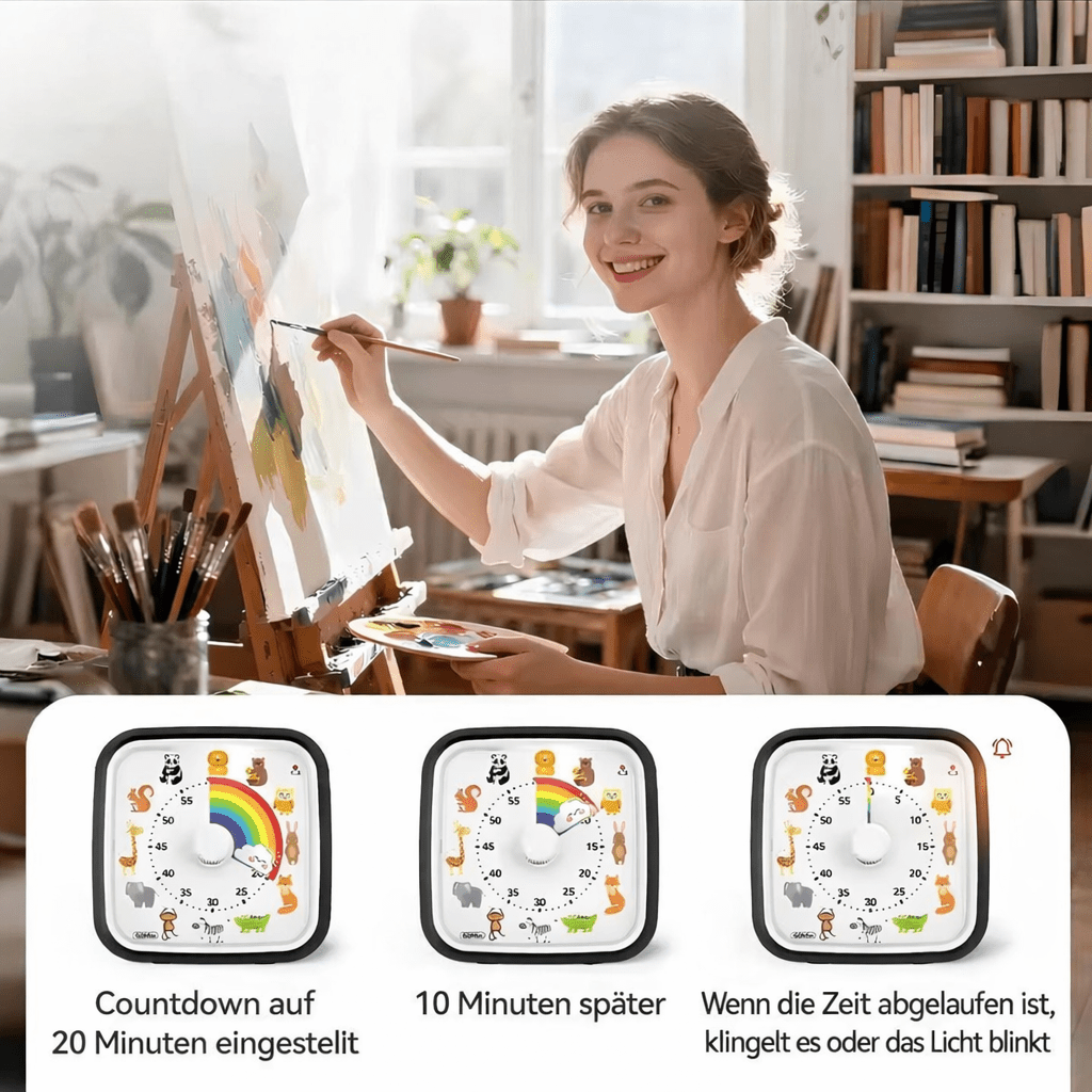 Visueller Timer für Lerneinheiten und Arbeit - ADHS Store