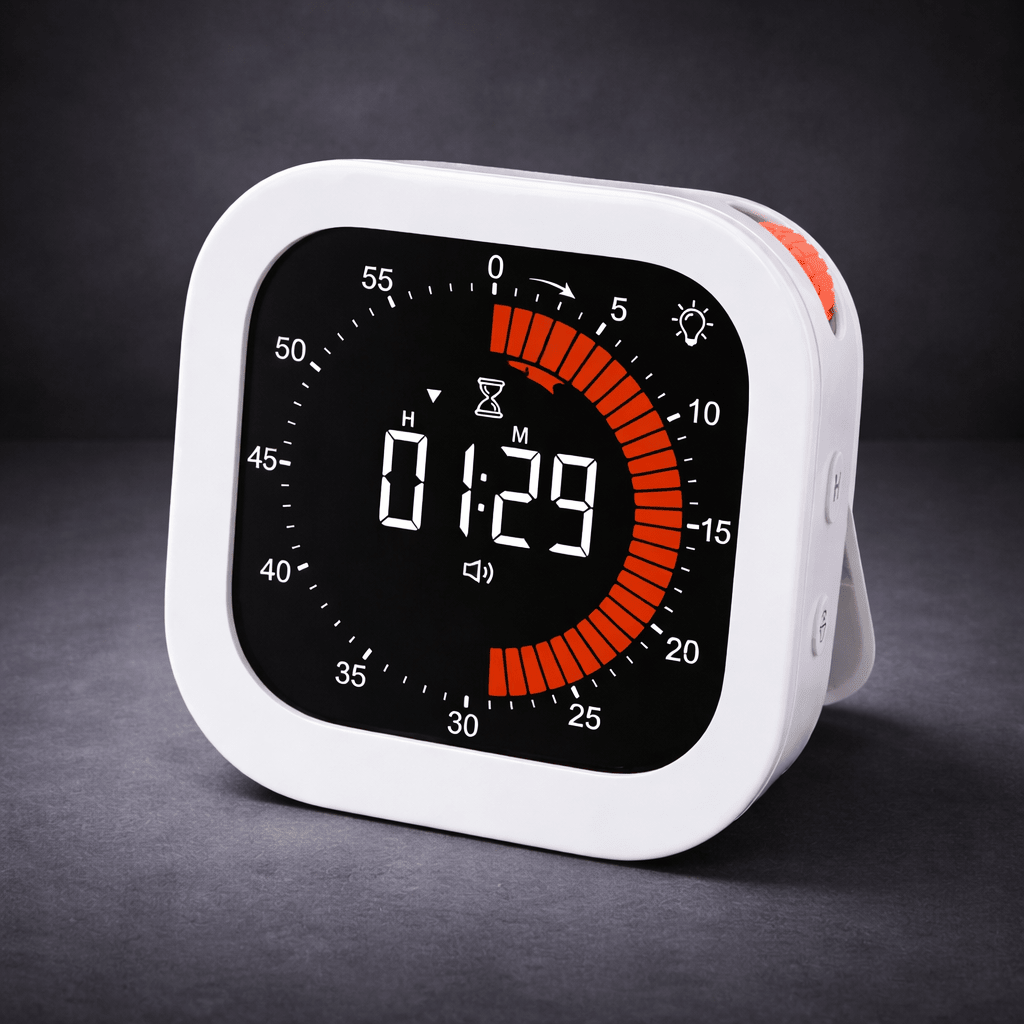 Visueller Timer mit Analog - & Digizeit für Lernen/Arbeit - ADHS Store