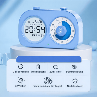 Visueller Timer mit anschaulicher Zeit - Darstellung für Lerneinheiten - ADHS Store