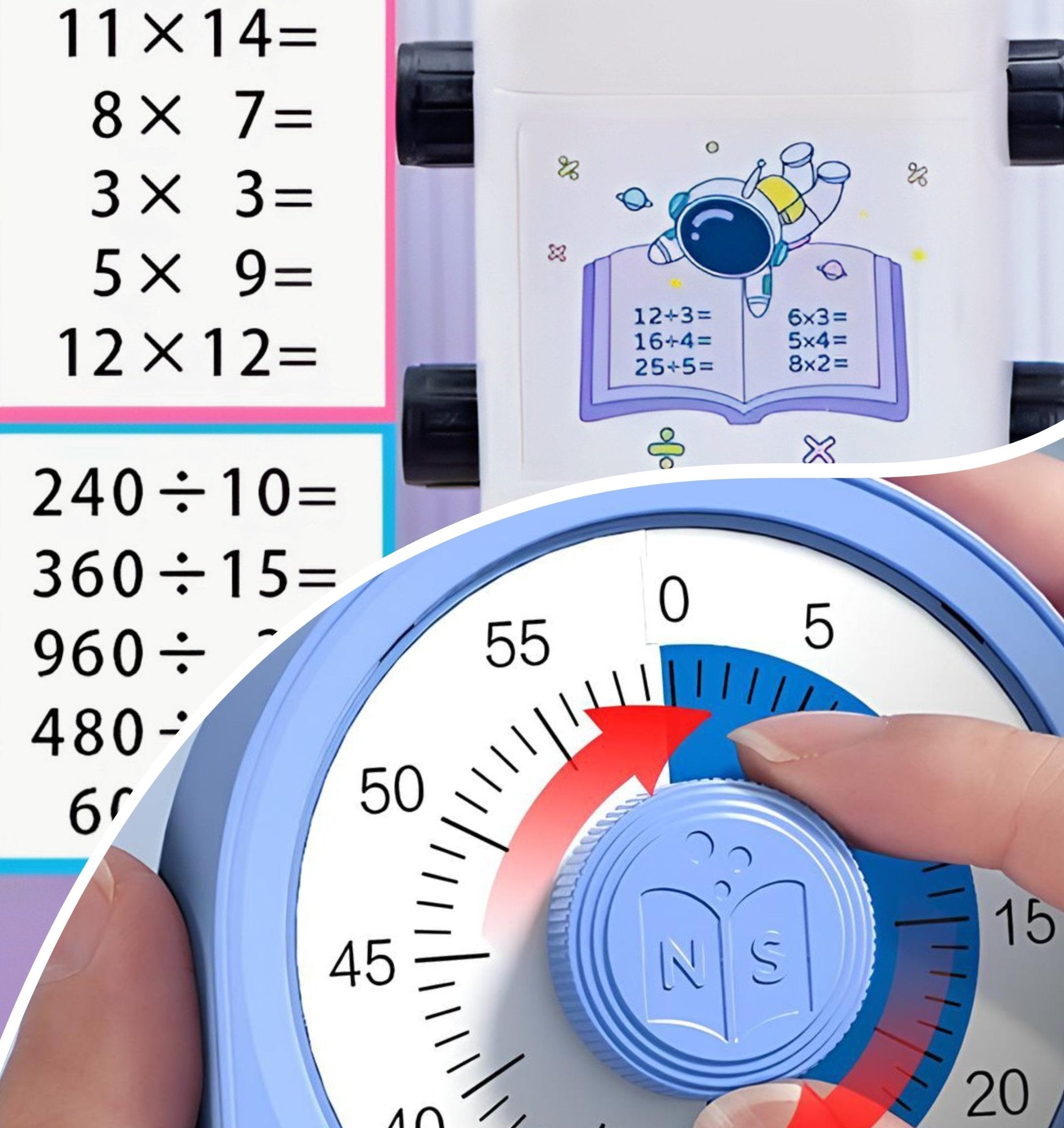 Visueller Timer mit anschaulicher Zeit - Darstellung für Lerneinheiten - ADHS Store