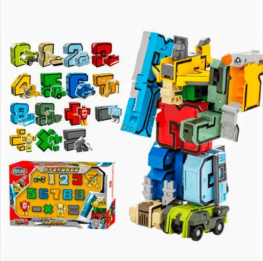 Zahlenroboter - Set mit den Ziffern 0 - 9 - ADHS Store