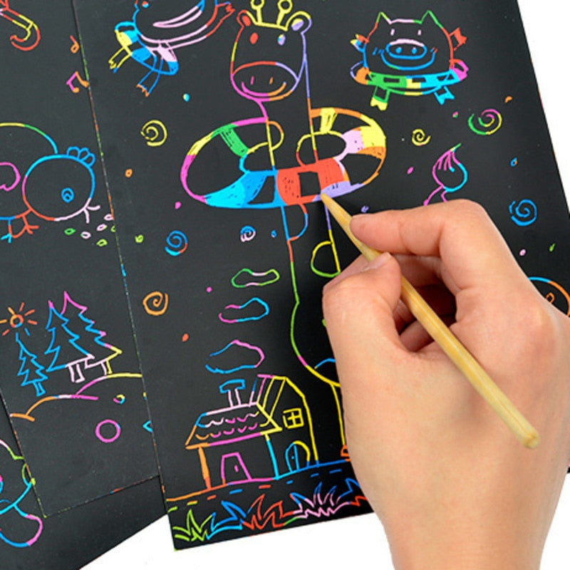Regenbogenpapier: Spielerisch Fokus trainieren und kreativ tätig sein