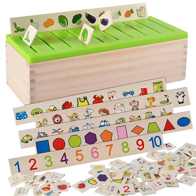 Produkte Hölzerne Mathematik-Lernbox: Zahlen, Formen und vieles mehr spielerisch lernen